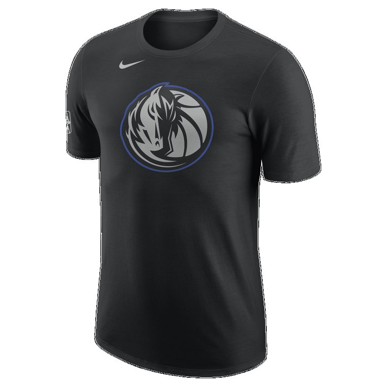 T-shirt męski NBA Nike Dallas Mavericks City Edition - Czerń