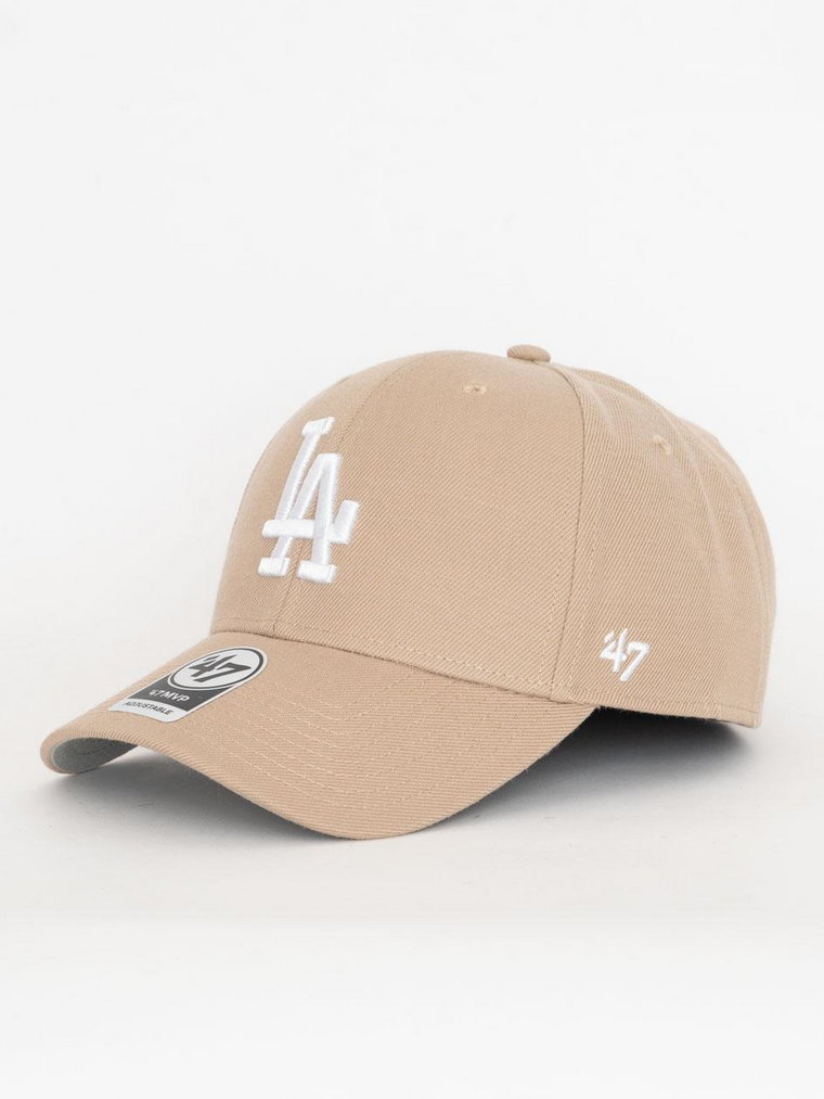 Czapka Z Daszkiem Baseball Brązowa 47 Brand Los Angeles Dodgers MLB MVP Wool