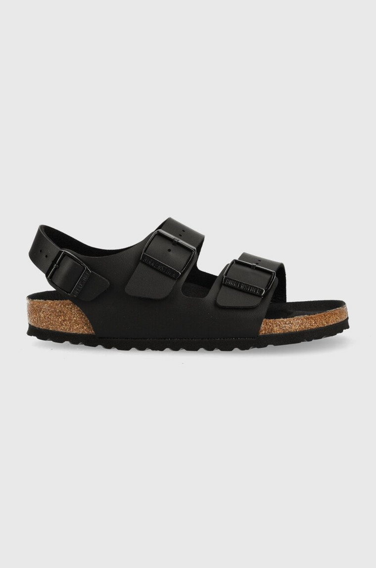 Birkenstock sandały Milano damskie kolor czarny 1024998