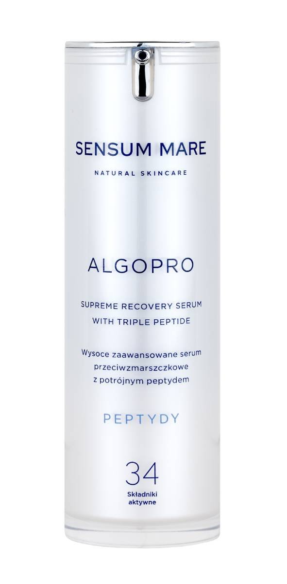 Sensum Mare Algopro Wysoce zaawansowane serum przeciwzmarszczkowe z potrojnym peptydem 4,5% 30ml