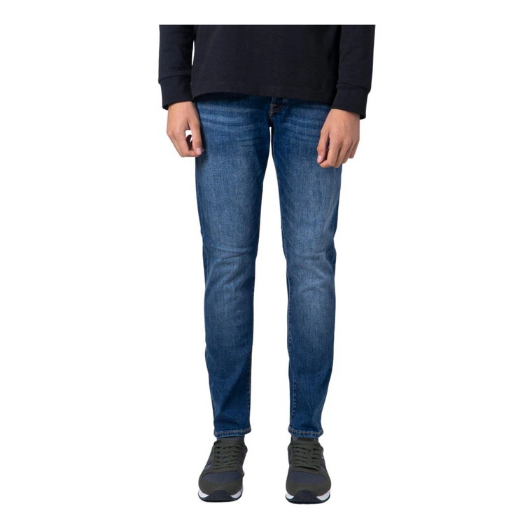 Męskie Jeansy Niebieskie Jack & Jones