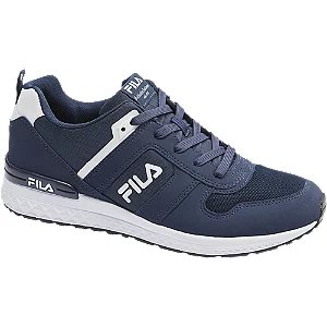 Granatowo-białe sneakersy męskie fila - Męskie - Kolor: Granatowe - Rozmiar: 43