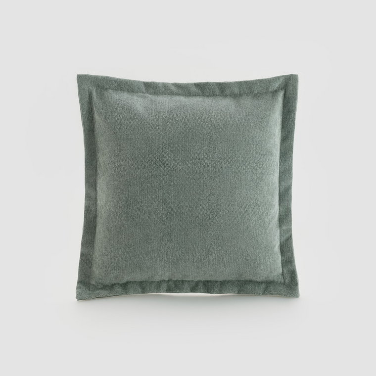 Reserved - Poszewka na poduszkę z ozdobym przeszyciem - jasnozielony