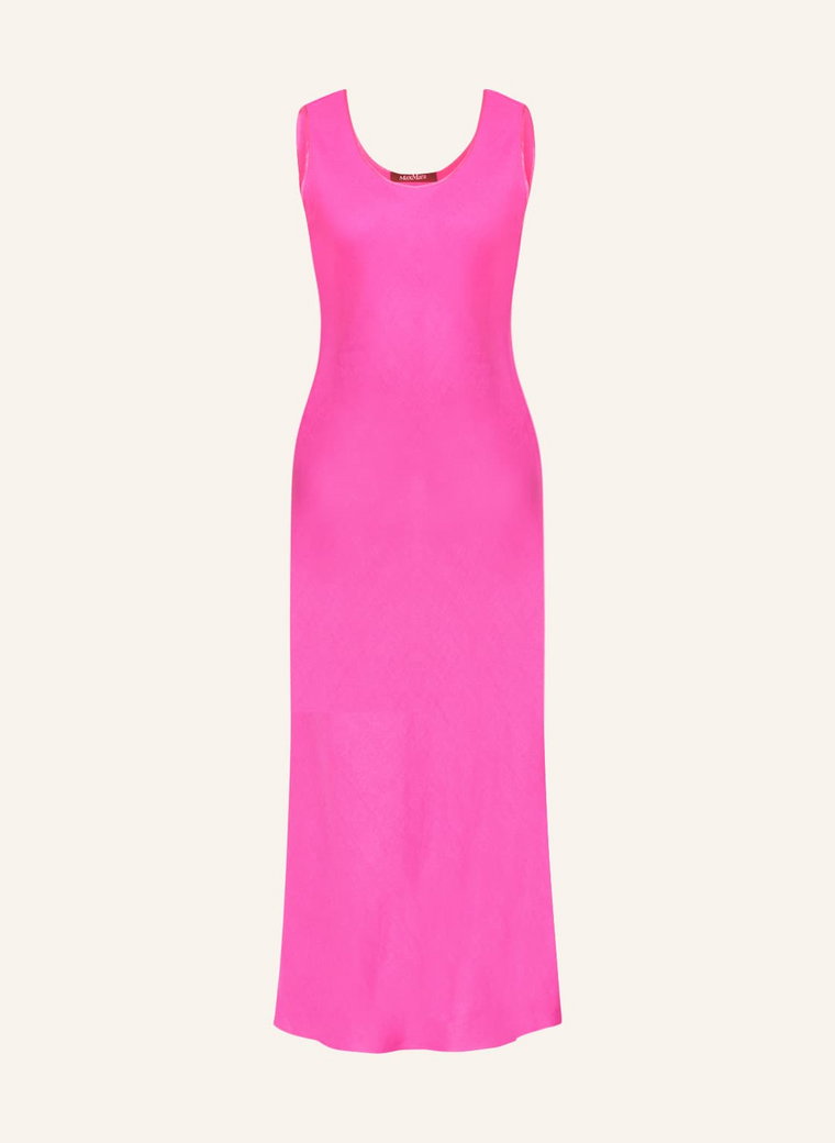 Maxmara Studio Sukienka Ultimo Z Lnem pink