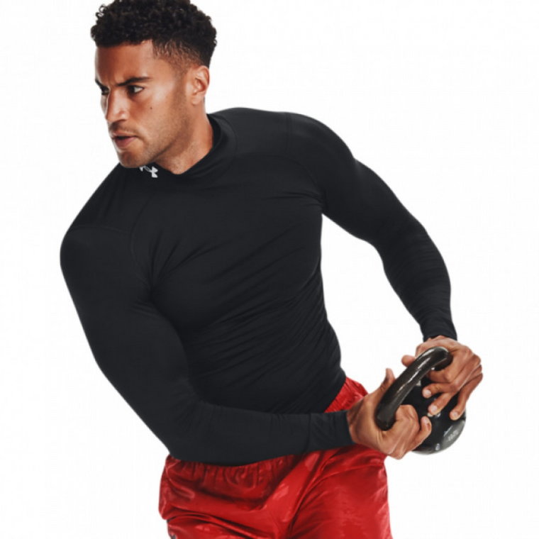 Męski longsleeve treningowy UNDER ARMOUR UA HG Armour Comp Mock LS