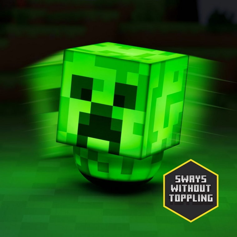 Kołysząca się lampka Minecraft Creeper