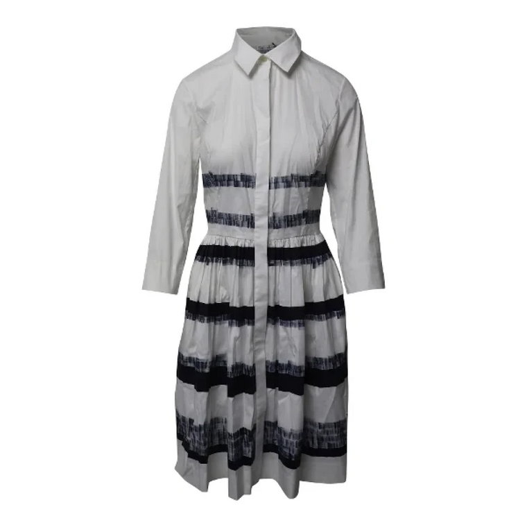 Pre-owned Cotton dresses Oscar De La Renta Pre-owned