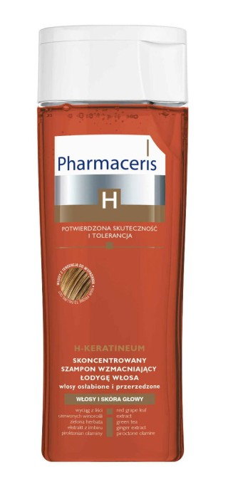 PHARMACERIS H KERATINEUM Szampon Wzmacniający Do Włosów Osłabionych - 250 ml