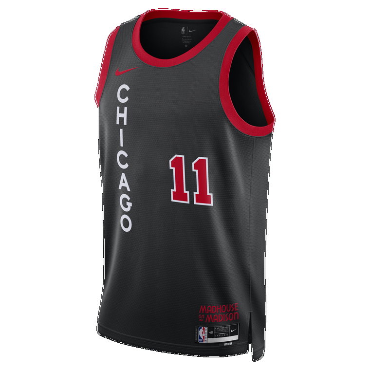 Koszulka męska Nike Dri-FIT NBA Swingman Zach Lavine Chicago Bulls City Edition 2023/24 - Czerń