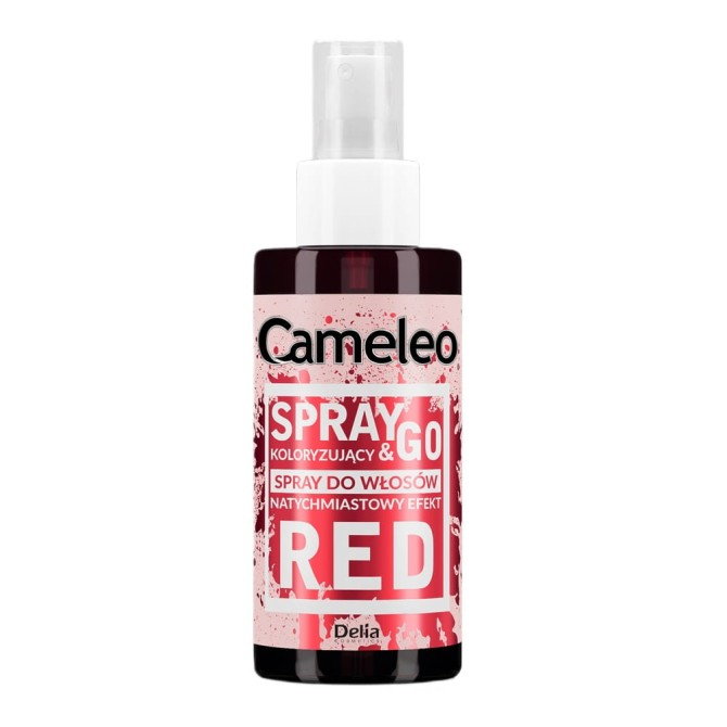 Cameleo Spray &amp; Go koloryzujący spray do włosów Red 150ml
