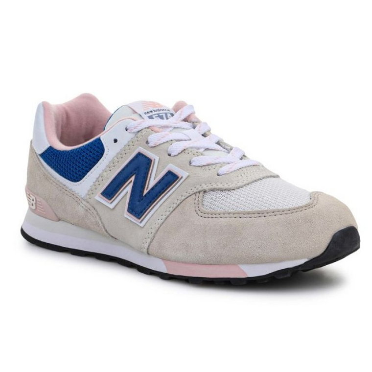 Buty New Balance Jr GC574LK1 niebieskie różowe szare