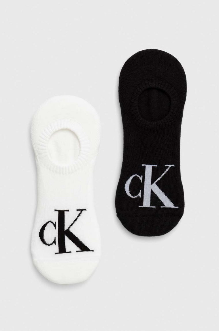 Calvin Klein Jeans skarpetki 2-pack męskie kolor czarny