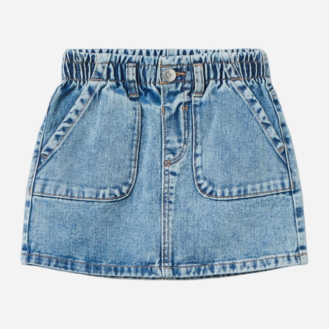 Spódnica jeansowa dziecięca OVS 1896190 104 cm Niebieska (8052147627857). Spódniczki dziewczęce