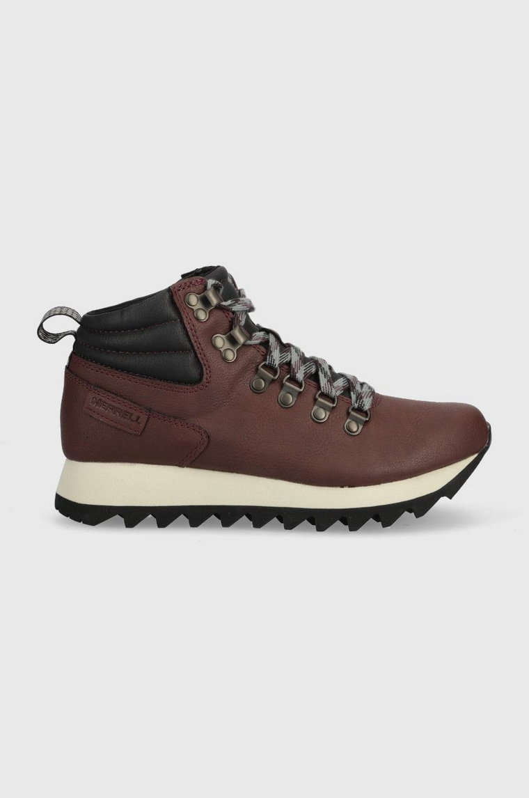 Merrell buty Alpine Hiker damskie kolor bordowy