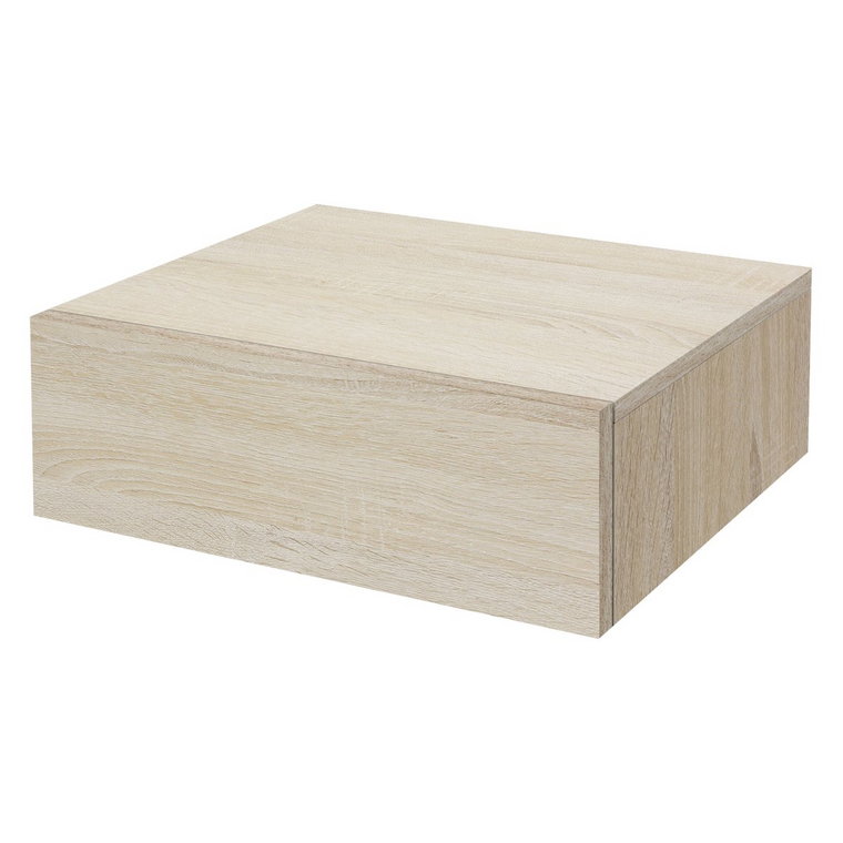 Szafka nocna wisząca 46x30x15 cm dąb sonoma z MDF z szufladą ML design