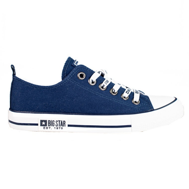 BIG STAR SHOES Trampki damskie Big Star KK274103 niebieskie