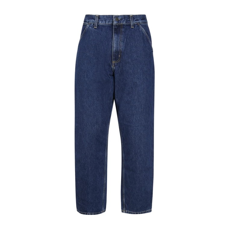 Luźne proste niebieskie jeansy Carhartt Wip