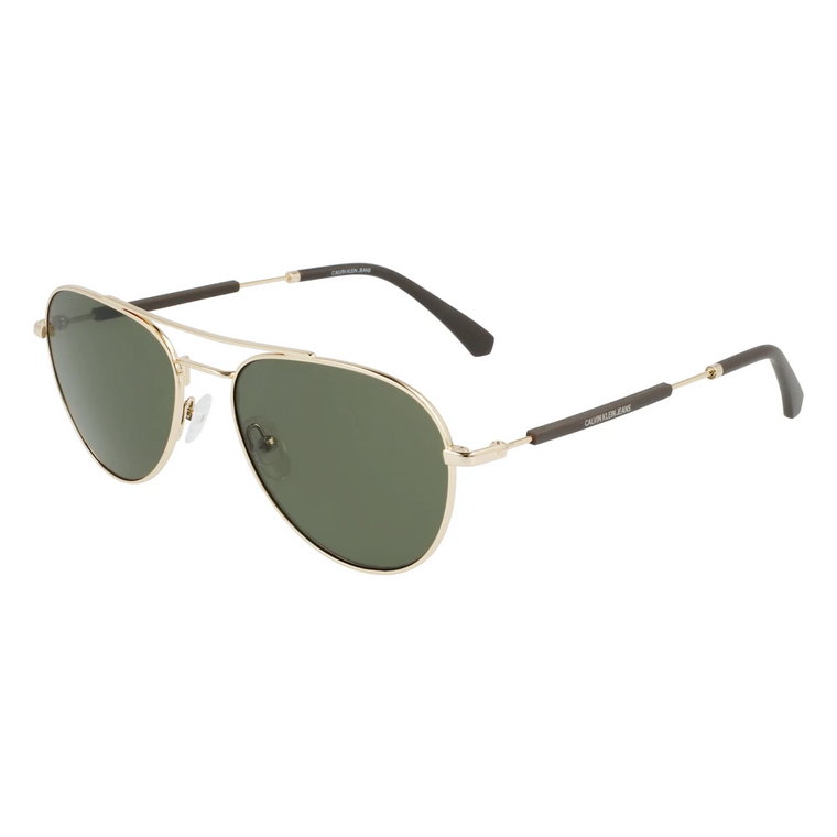 Nowoczesne Metalowe Okulary Calvin Klein