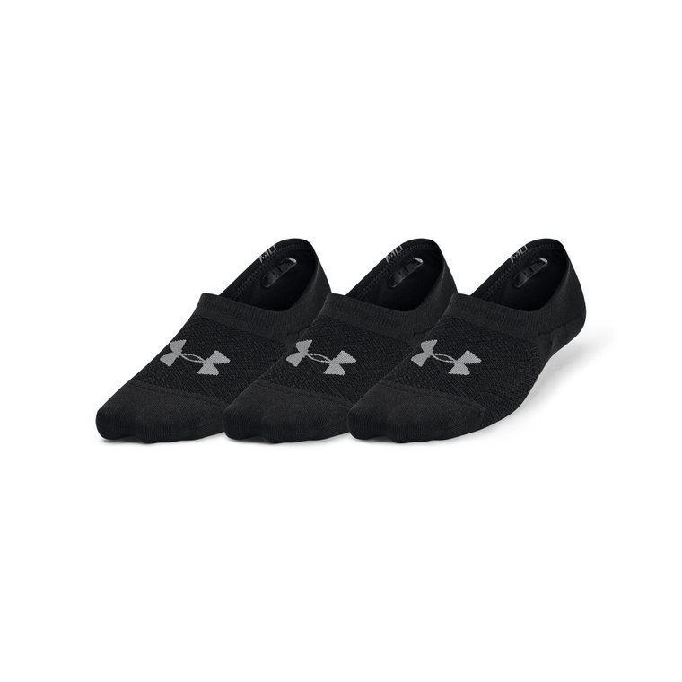 Damskie skarpetki stopki treningowe (3-pack) UNDER ARMOUR UA Breathe Lite Ultra Low - czarne