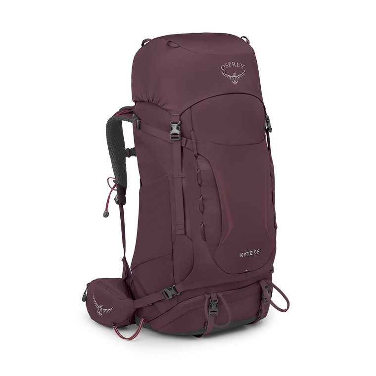 Damski plecak górski trekkingowy Osprey Kyte 58 elderberry purple - ONE SIZE