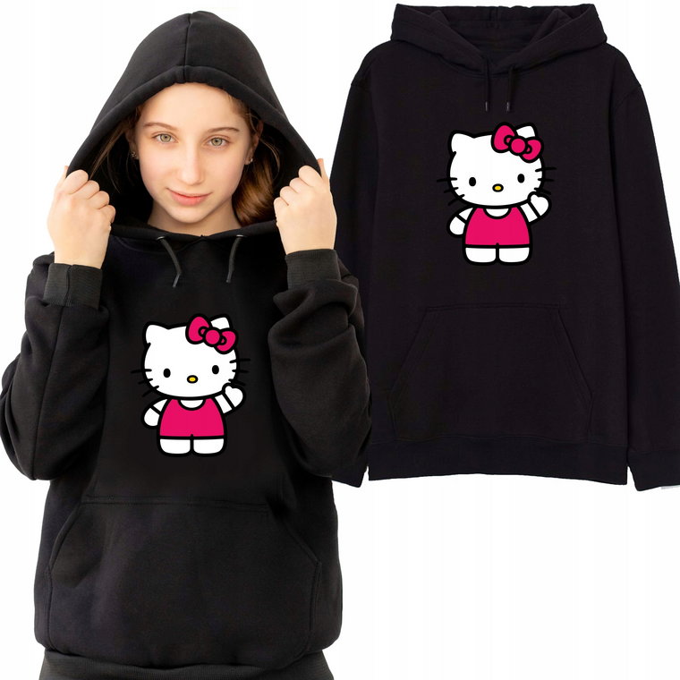Bluza Dla Dziewczyny Hello Kitty Słodka Kot Kociak Kotek M
