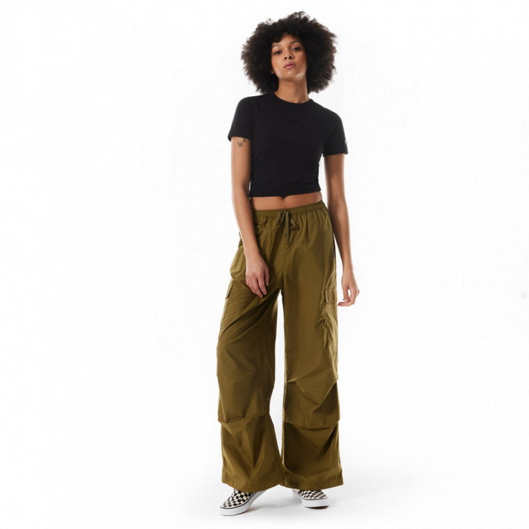 Damskie spodnie casual Champion Legacy Parachute Pants - zielone