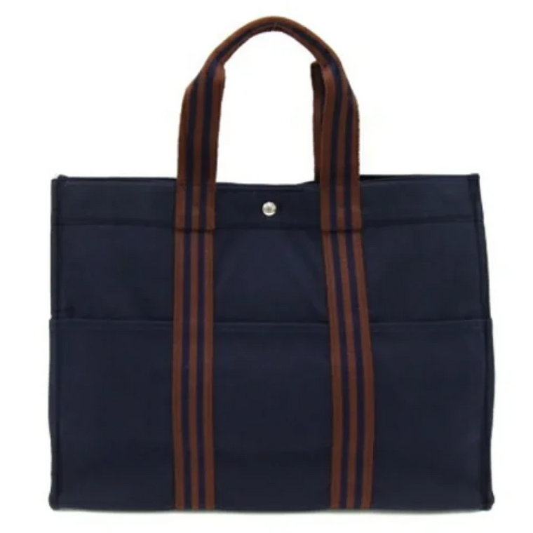 Pre-owned Cotton totes Hermès Vintage