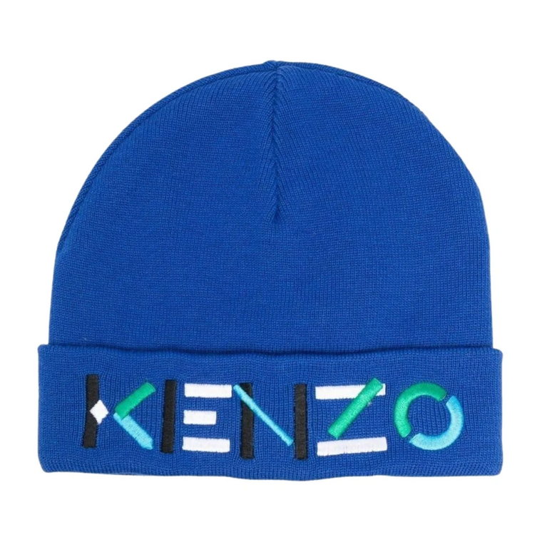 Niebieska Czapka Beanie dla Chłopców Kenzo