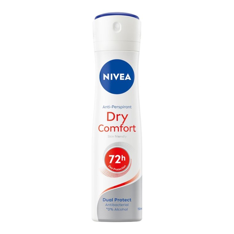 Nivea, Dry Comfort antyperspirant spray, 150ml