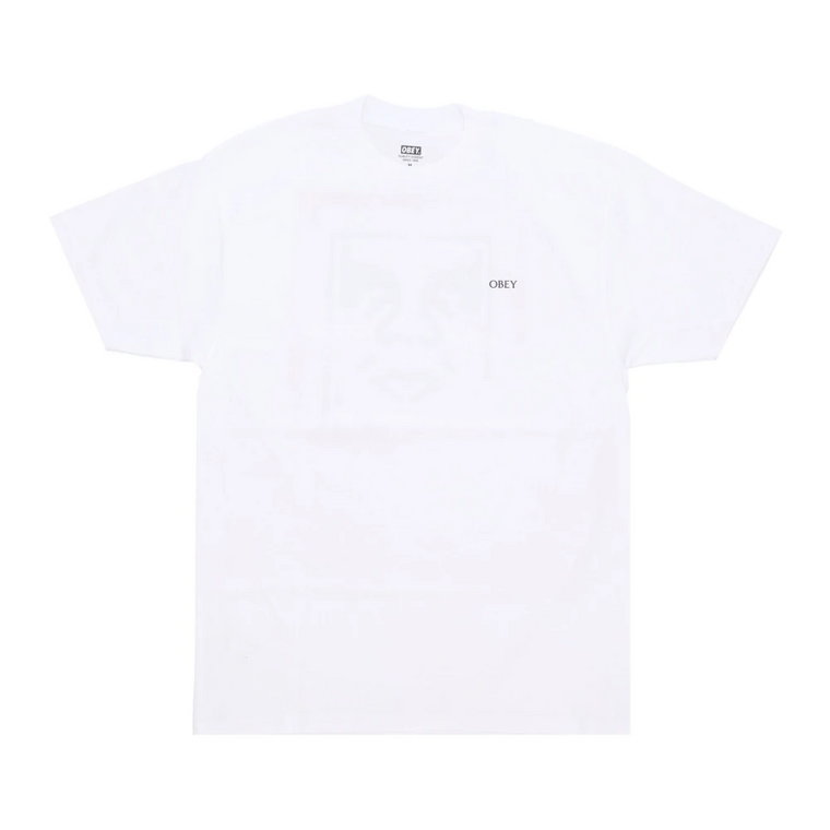 Ripped Icon Classic Tee White Obey
