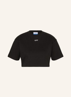 Off-White T-Shirt schwarz