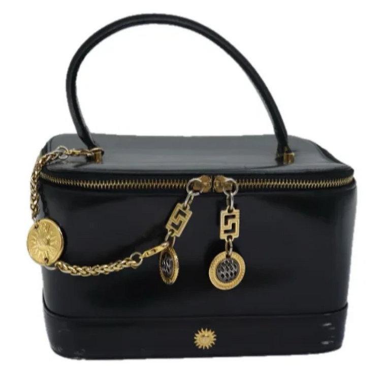 Pre-owned Leather handbags Versace Pre-owned