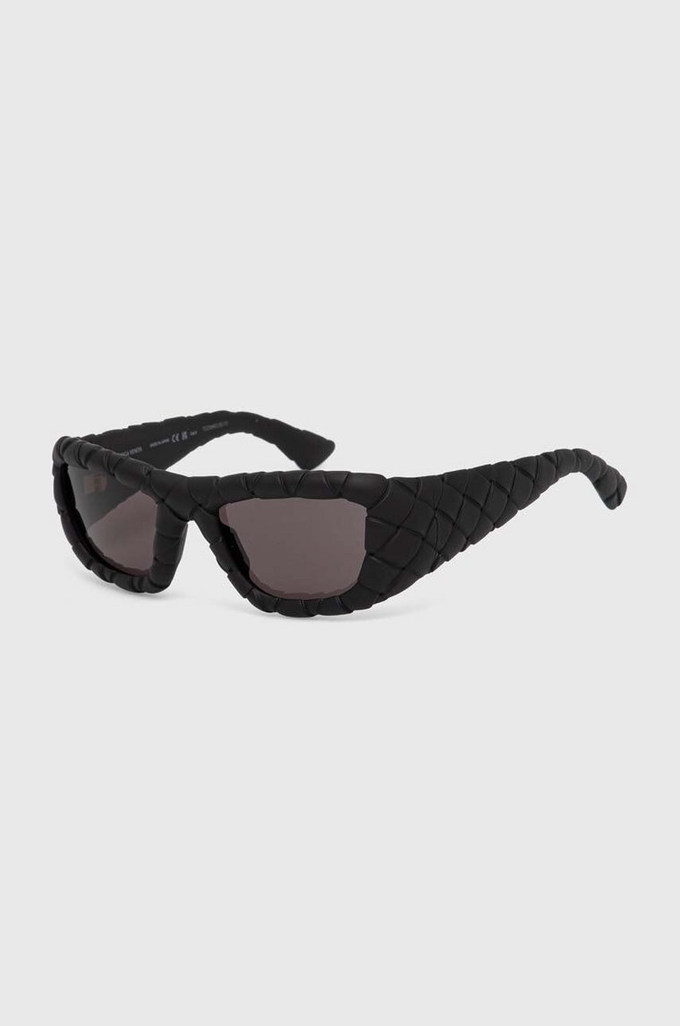 Bottega Veneta okulary przeciwsłoneczne damskie kolor czarny BV1303S