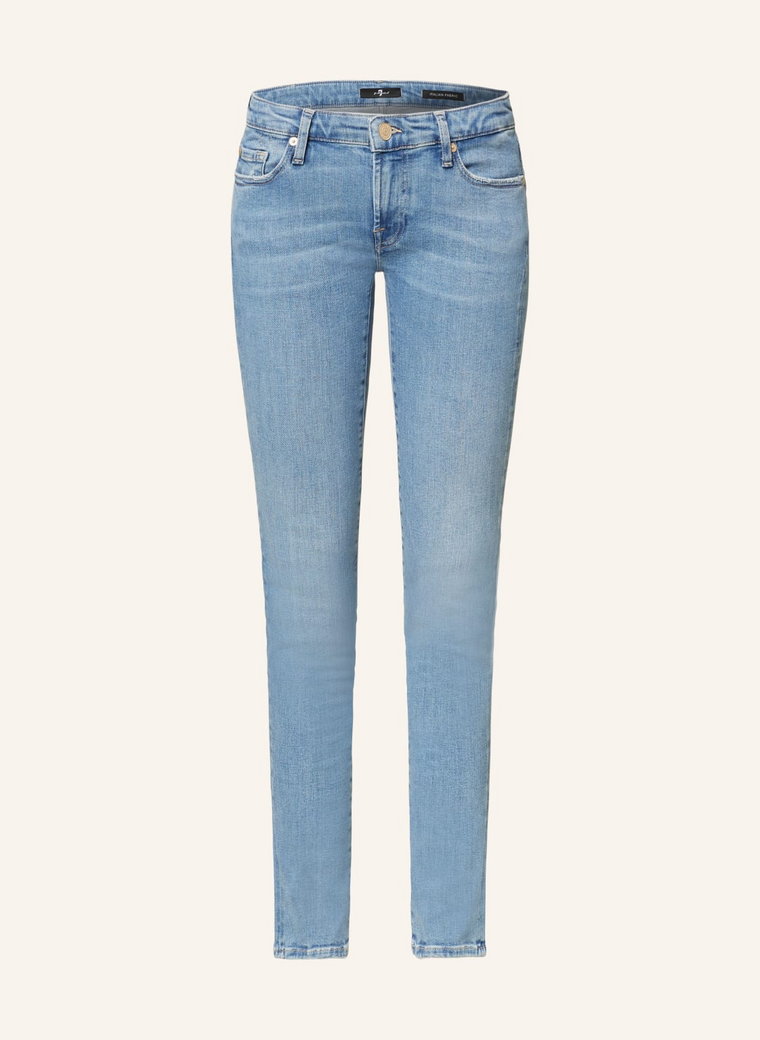 7 For All Mankind Jeansy Skinny Pyper blau