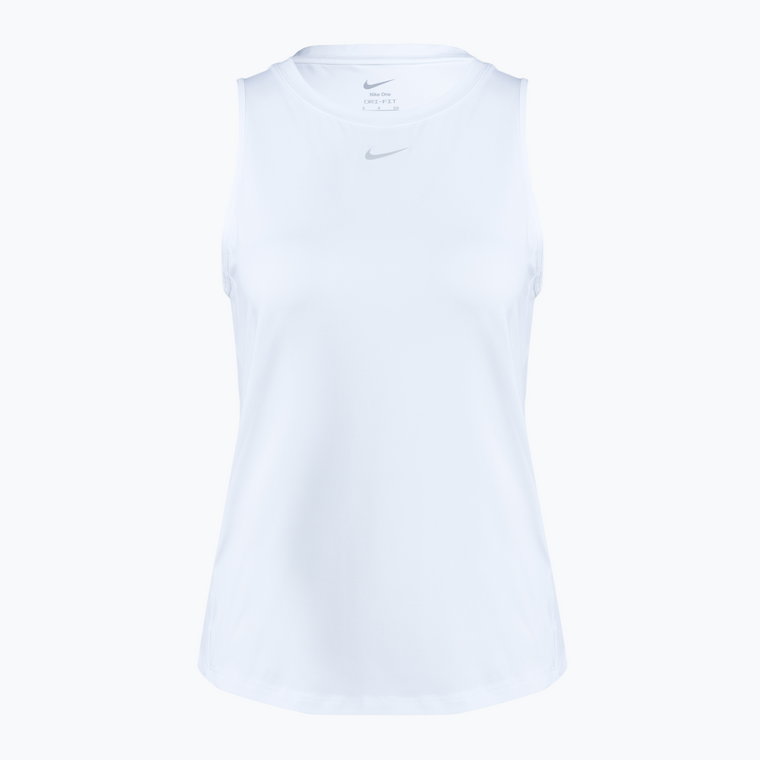 Tank top treningowy damski Nike One Classic Dri-Fit white/black