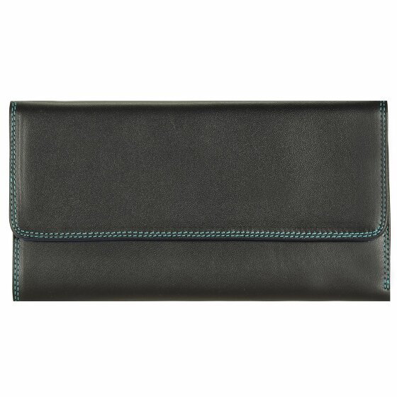 Mywalit Tri-fold Zip Wallet Leather Wallet 17 cm black-pace