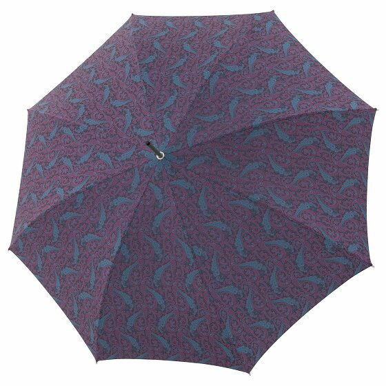 Doppler Manufaktur Cottage Elegance Stick Umbrella 91 cm blau gemustert