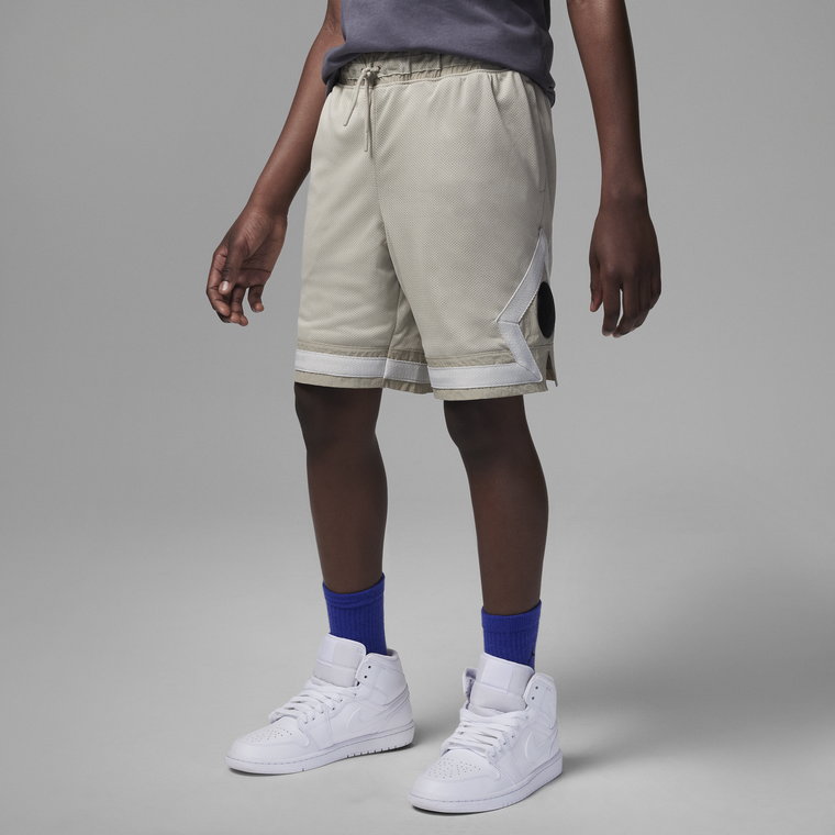Spodenki dla dużych dzieci Dri-FIT Jordan Paris Saint-Germain Mesh Diamond Shorts - Brązowy