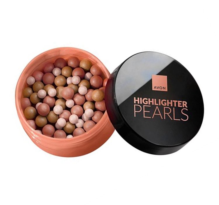 Avon Highlighter Pearls rozświetlacz do twarzy w perełkach Rose Gold 28g