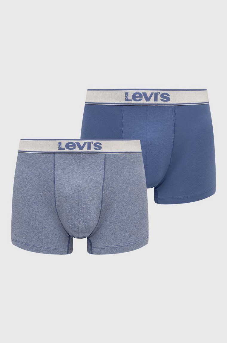 Levi's bokserki 2-pack męskie kolor niebieski