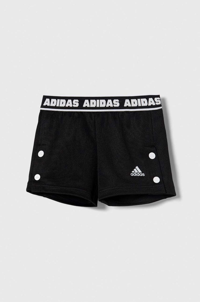 adidas szorty dziecięce kolor czarny gładkie