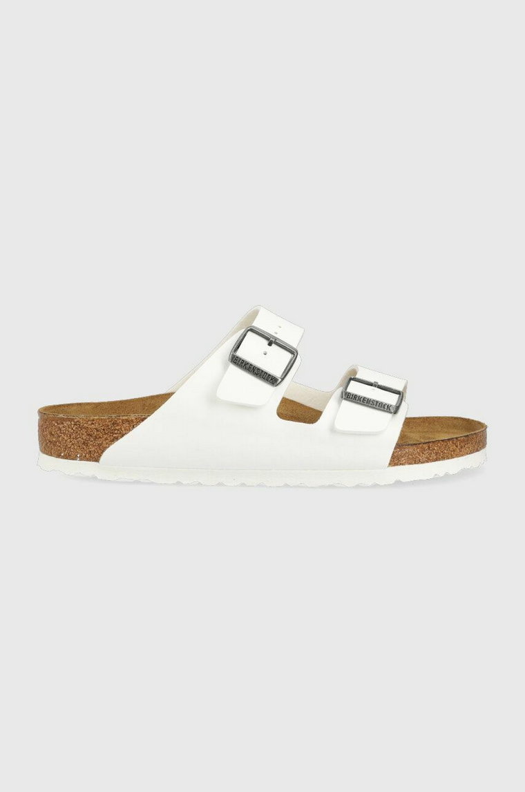 Birkenstock klapki Arizona męskie kolor biały 552681