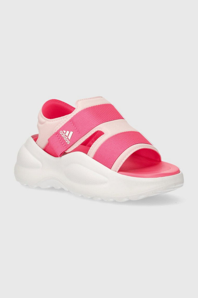 adidas sandały dziecięce MEHANA SANDAL KIDS kolor różowy