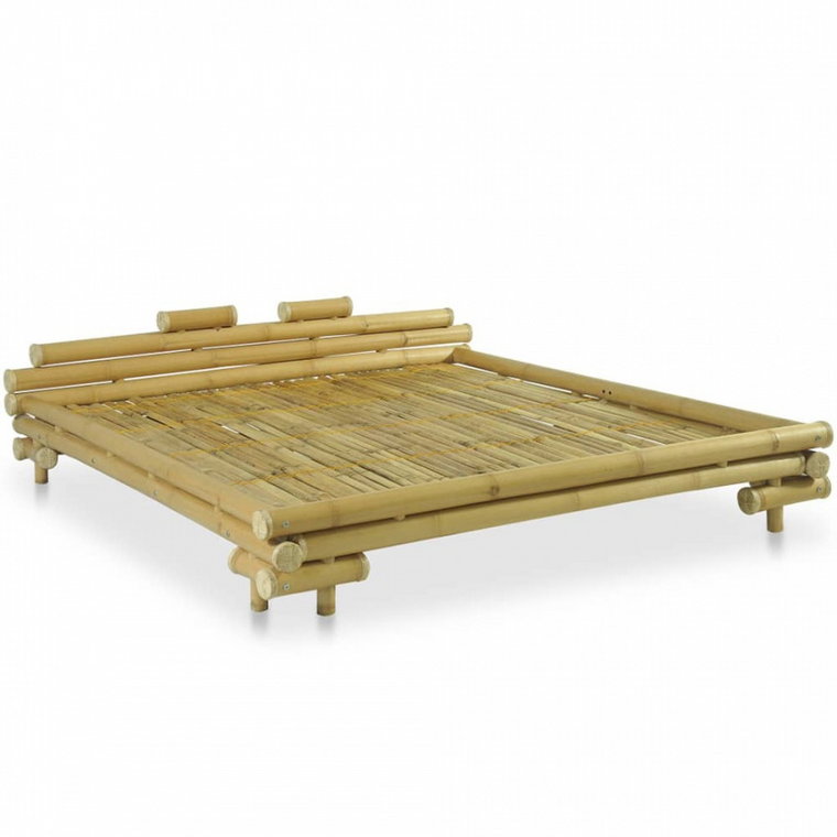 Bambusowe łóżko, 180 x 200 cm, kolor naturalny kod: V-247292
