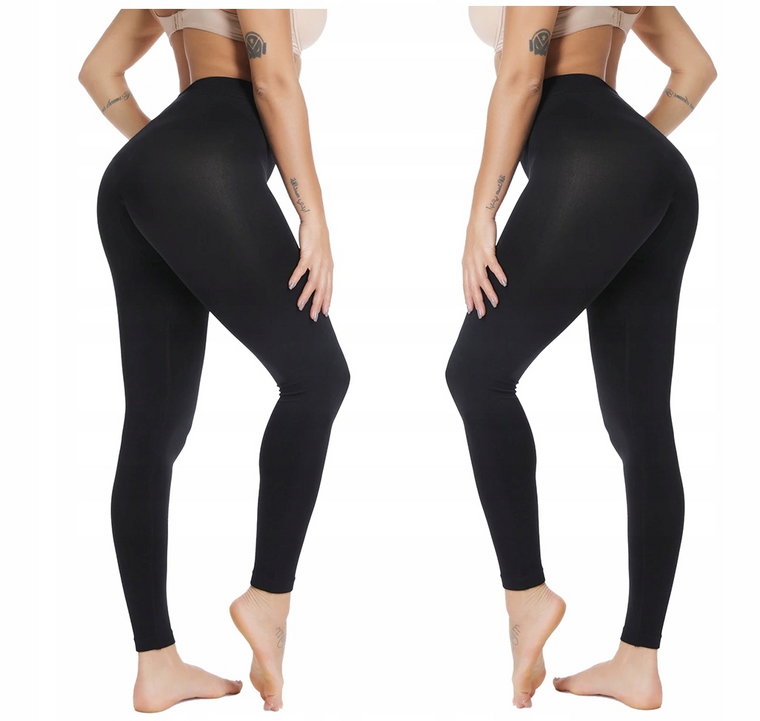 Legginsy bambusowe Damskie getry Leginsy M/L