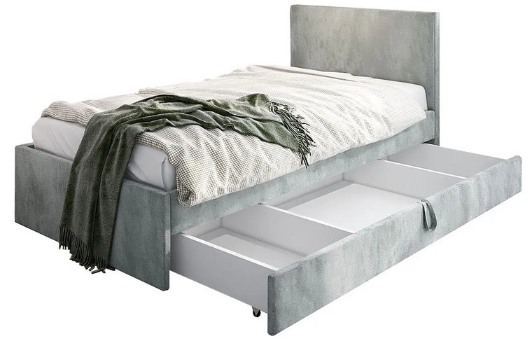 Popielate łóżko młodzieżowe Sorento 8X - 3 rozmiary
