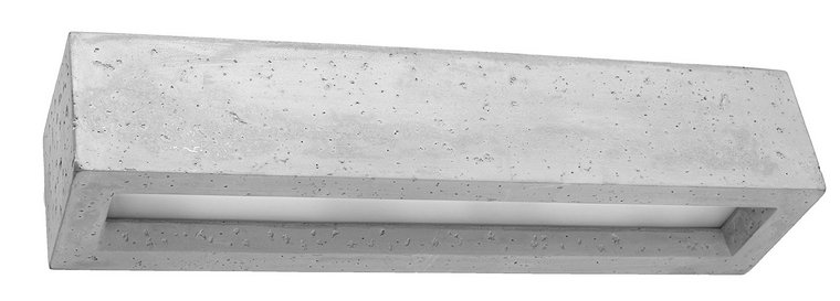 Loftowy kinkiet z betonu i szkła - S175-Zina