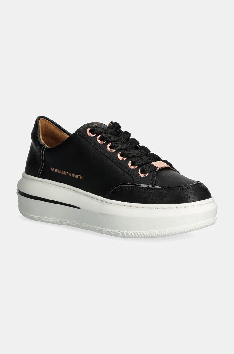 Alexander Smith sneakersy skórzane Lancaster kolor czarny ASBALSW1948BLK