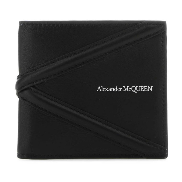 Elegancki Portfel Skórzany dla Mężczyzn Alexander McQueen