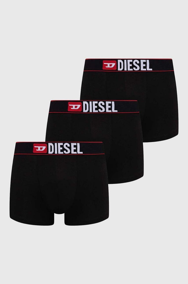 Diesel bokserki 3-pack męskie kolor czarny